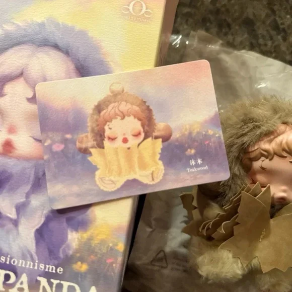 POP MART SkullPanda  L’impressionnisme Taekwood Plush Pendant - Picture 3 of 3